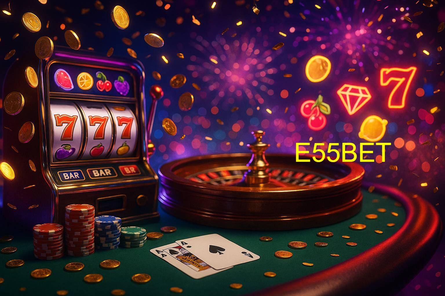 Jogos emocionantes no E55BET